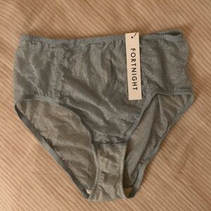 Fortnight High-Waisted Lace Briefs